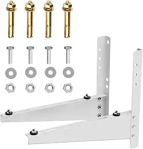 Ohmonlyhoo Outdoor Mini Split Wall Mounting Bracket, Heavy-Duty Wall Bracket for 9000 Btu to 18000 Btu Ductless Mini Split Air Conditioner AC Heat Pump Systems , Max 330 Lb Capacity