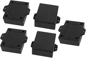 uxcell 5pcs 63mmx50mmx22mm Plastic Enclosure Electric Project Case Black