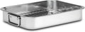 304 Stainless Steel Turkey Roasting Pan with Rack & Handles
