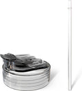Frost Buddy XL Can Cooler - Fits 12-24 oz Cans (Black with Straw)