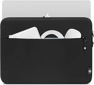 Sanctum 13" Laptop Sleeve for MacBook Air Pro Neo A3404, Black