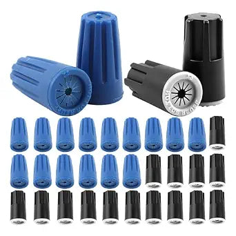 30PCS Waterproof Wire Nuts, 12AWG-22AWG Electrical Connectors, Outdoor Seal Electrical Twist Nuts Caps Cable Terminal Connector for Outdoor and Moisture-Prone Environments