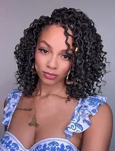 Dorsanee Goddess Faux Locs Crochet Hair for Black Women Short 10 Inch