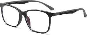 ANRRI Blue Light Blocking Glasses Men Women, Lightweight Computer Glasses