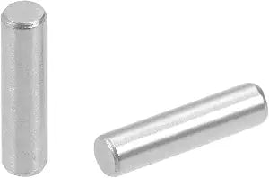 uxcell 50Pcs 3mm x 12mm Dowel Pin Shelf Pegs Support Shelves Silver Tone
