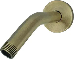 Kingston K151K3 6" Shower Arm with Round Flange, Antique Brass