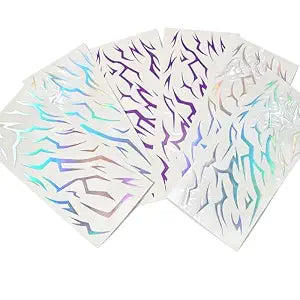 120 Pcs K pop Temporary Tattoos Dark Mystic Demon Mark Makeup Stickers