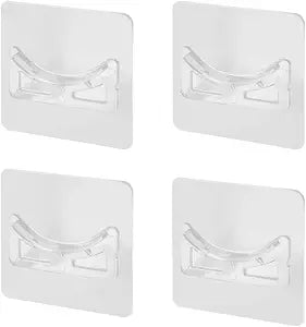 4Pcs Rod Pocket Shower Curtain Secure Tension Holder
