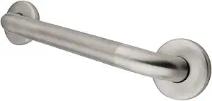 Kingston Brass GB1424CT Designer Trimscape Concealed Flange Textured ADA 24-Inch Grab Bar with 1.25-Inch Outer Diameter, Stainless Steel