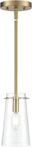 ML Lighting 217001-VB Maccan 5" Wide 1-Light Pendant - Vintage Brass