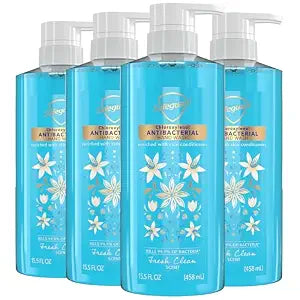 Safeguard Antibacterial Hand Soap, Fresh Clean Scent, 15.5 fl oz Pack of 4
