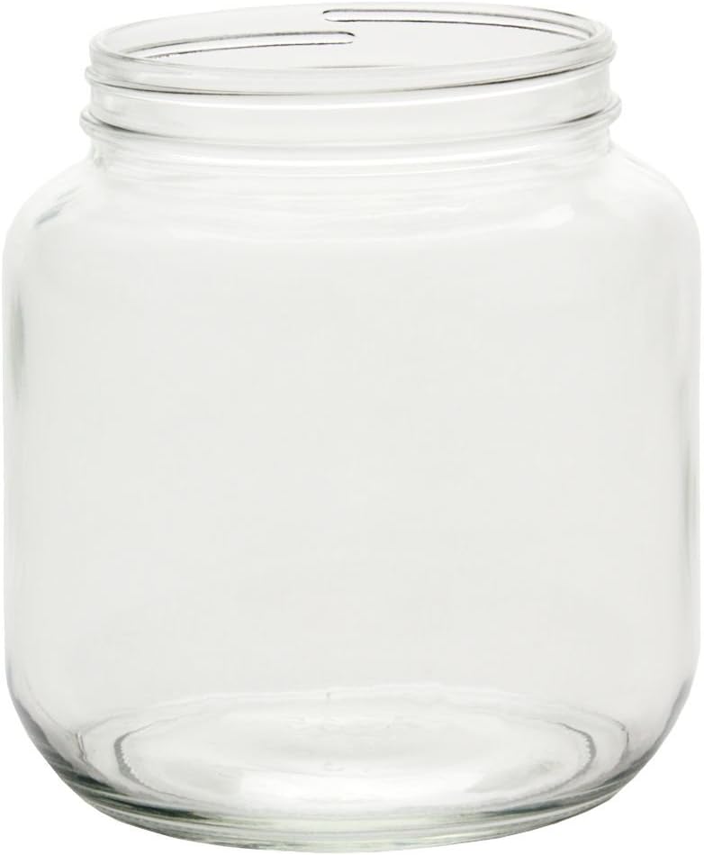 North Mountain Supply 1/2 Gallon Wide-Mouth Glass Fermentation Jar
