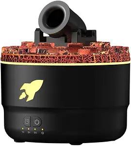 DONGKER Cannon Aroma Humidifier,280ml Turret Aromatherapy Humidifier 2 Mist Mode with Colorful LED Lights Waterless Auto Shut Off Diffuser for Indoor