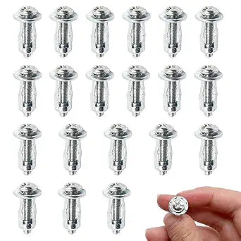 20pcs Hollow Wall Anchors for Thin Walls Heavy Duty, M4 x 4/5"