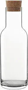 Luigi Bormioli Sublime Carafe with Cork Stopper - Clear, 34 Oz