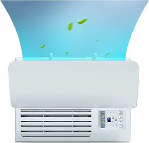 Window Air Conditioners Windshield Universal,Adjustable Angle Air Conditioner Air Deflector,Prevent Direct Blowing of Heat and Cold Air for Vents, Sidewall and Window ac Unit