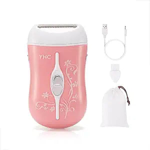 YHC Womens Electric Razor, Cordless Rechargeable Shaver for Legs & Body