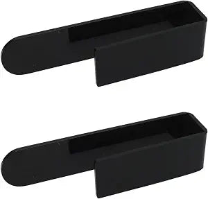 2 Pack Black Hand Towel Holder, Acrylic Hand Towel Racks