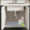 24" x 17" Under Sink Mat for Kitchen Waterproof Raised Edge