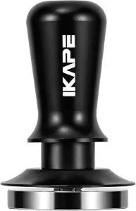 IKAPE 53.3mm Espresso Tamper, Premium Barista Coffee Tamper with Calibrated Spring Loaded, Threaded Stainless Steel Base Tamper Fits for Breville Series 54mm Portafilter Basket