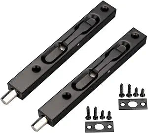 WANLIAN 6 inch Door Bolts,Door Slide Bolt Lock Door Flush Bolt