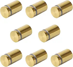Alise 3/4"x1" Sign Standoff Screws,Wall Mount Glass Standoff,Pack of 8