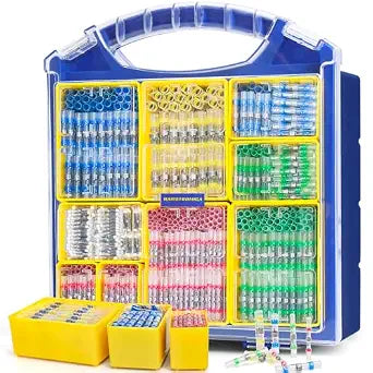 haisstronica Solder Seal Wire Connectors Kit 520PCS, 5 Colors/5 Sizes