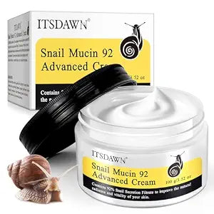 ITSDAWN Snail Mucin 92% Repair Cream 100g, Face Moisturizer Hydrating Repair Face Cream for Dry & Sensitive Skin, All Skin Types