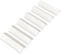 White Baseboard Corner Protector, 6-Pack | 3.5" H x 3/4" Slim Flush-Fit | Hard-Shell Cabinet & Baseboard Guard for Daily Bumps | 3D Printed in USA