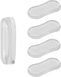Beaupretty Toilet Lid Bumpers 10 pcs Transparent Adhesive Toilet Seat Cover Pads Silent Buffer Pads for Lid Replacement Strong Bonding Seat Protectors for Bathroom Use