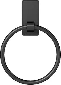 Towel Ring for Bathroom, Adhesive Towel Holder SUS304, Matte Black
