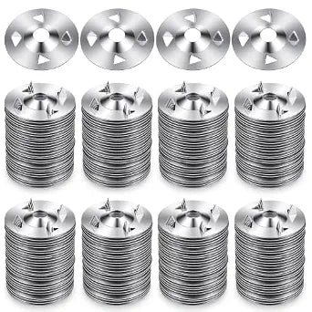 1000Pcs Fasteners Washers for Foam Board Panels, 1-1/8 Inch Metal Washers