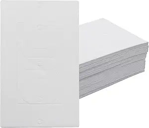 50 Pcs Electrical Outlet Insulation Pads, Double Board