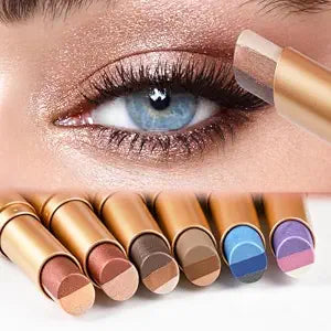 6Packs Gradient Eyeshadow Stick, Metallic Glitter Creamy Eye Shadow