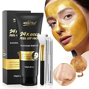 24k Gold Peel off Face Mask Blackhead Remover Mask Gold Facial Mask