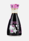 Kikkoman Hello Kitty Soy Sauce Dispenser 2025 Limited Edition - 5 oz Glass Bottle with Pink Cap - Collectible Sanrio Collab - Reusable Pourer for Soy Sauce, Dressings & Marinades