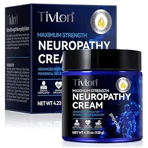 Maximum Strength Neuropathy Cream, Advanced Formula for Powerful Relief and Recovery, 100% Natural Plant and Essential Oils, 4.23 oz