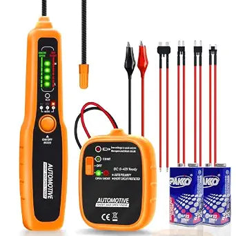 Wire Tracer Automotive Open & Short Finder, DC 6-42V Circuit Breaker Finder Electrical Tester Fault Probe Cable Tracker Auto Wire Locator Car Broken Wire Detector Tool