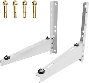 Outdoor Mini Split Wall Mounting Bracket for 9000 Btu to 18000 Btu Ductless Mini Split Air Conditioner AC Heat Pump Systems, Heavy Duty AC Support Bracket for Outside, Holds Up to 330lbs