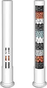 Handheld Shower Head Filter, 2-Pack Replacement Cartridge for Hard Water, Multi-Stage Shower Filter
