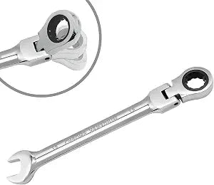 15mm Flex Head Ratchet Wrench 12 Point Chrome Vanadium Spanner