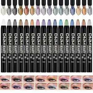Colorful Shimmer Eyeshadow Eye Shadow Sticks Set (16 Pcs)