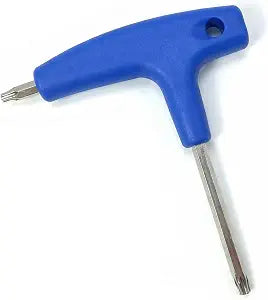 Golf Driver Adjustment Tool, 2-in-1 Golf Torque Wrench T20 T25 Dual Head Golf Club Driver Tool, Stainless Steel Golf Wrench with Plastic Handle for Shaft Adapter & Weights(Blue)
