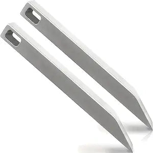 Heavenly Metals EDC Pry Bar 2 Pack - Heavy Duty Mini Stainless Steel Keychain Prybar - Mighty Miniature Portable Multitool, Screwdriver, Bottle Opener, & Box Opener