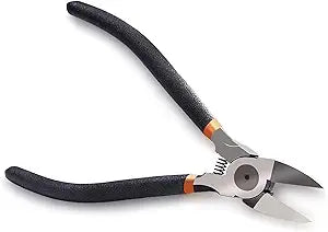 BOENFU Wire Cutters Heavy Duty Snips Flush Cut Side Cutters Pliers