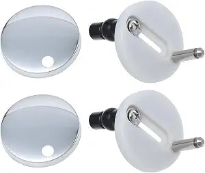 Gadpiparty Toilet Seat Bolts Screws Set Universal Toilet Lid Screws Replacement with Hinges Pads Mounting Bolts for Bathroom Repair Easy Install 2 Pairs 3.14 X 2.36 X 2.36 in