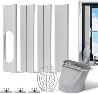 Portable Air Conditioner Window Kit, 5.9" Sliding Window AC Seal Kits