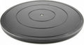 18Inch Lazy Susan Turntable - Heavy Duty Rotating Swivel Steel Ball Bearings - Flat Base Stand for TV/Computer/Monitor/Arts/Crafts/Bonsai/Christmas Tree/Cabinet Organizer(Plastic&Black)