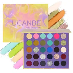 UCANBE 30 Colors Eyeshadow Makeup Palette ï¿½ï¿½ï¿½ MACARON & Deep Neutral Tones ï¿½ï¿½ï¿½ Matte Glitter Finishes ï¿½ï¿½ï¿½ Highly Pigmented, Long-Lasting Eye Shadow Pallet for Daily Use, Cospla