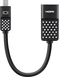 Belkin Mini DisplayPort to HDMI Adapter, Black